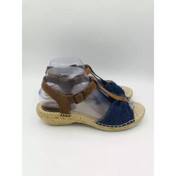 Cliffs Sandals Womens Size 7 M by White Mountain Cheerio T-Strap Espadrille Shoe - Picture 4 of 9